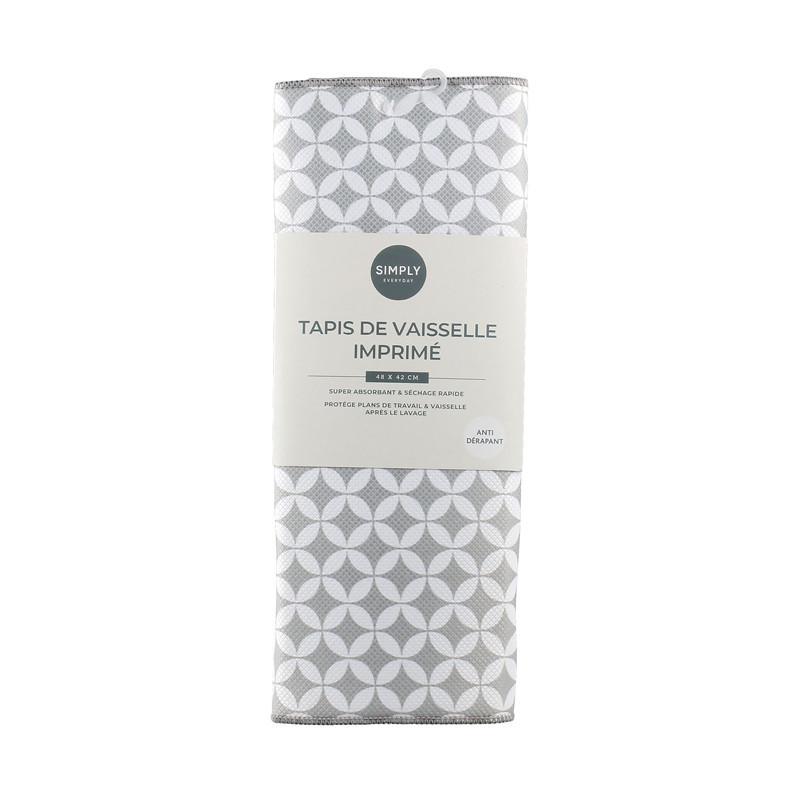 Tapis de vaisselle imprime
