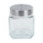 Pot en verre couvercle inox