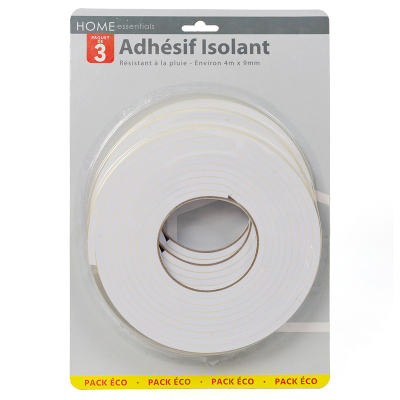 Isolant adhesif rouleaux 4m x3cm