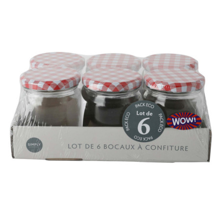 Bocal a confiture 0.3l x6