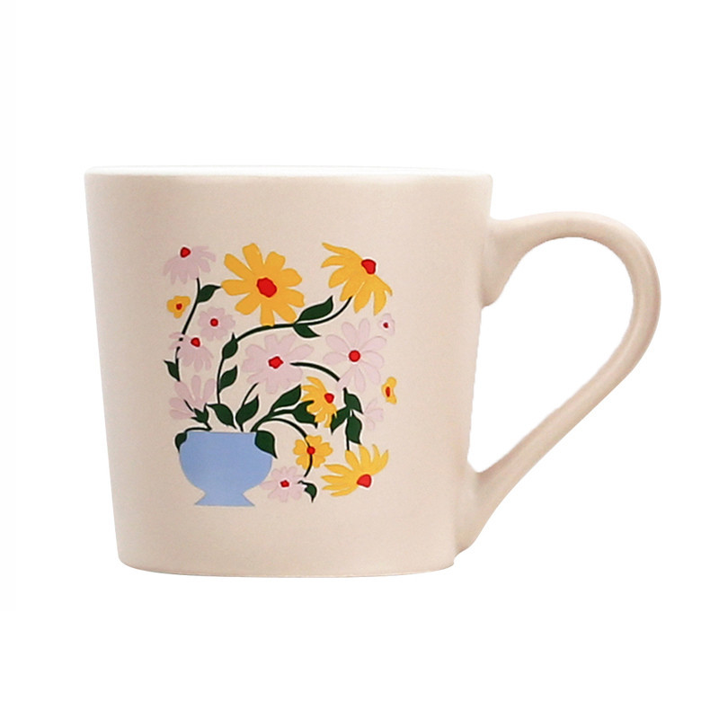 Tasse avec imprime fleur
