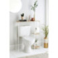 Meuble dessus wc blanc