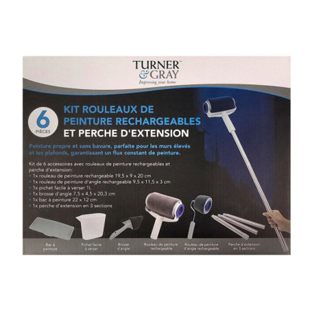 Kit rouleaux de peinture 6pieces