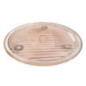 Porte savon en verre marron