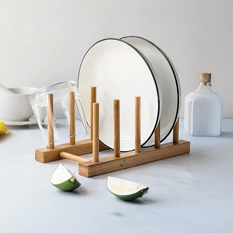 Support assiette bambou 22*12*10