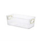 Paniere de rangement striee gold