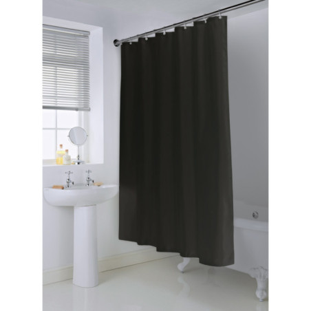Rideau de douche noir