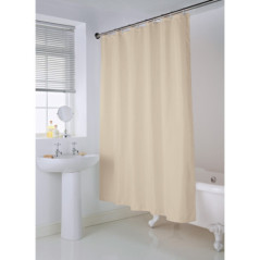 Rideau de douche beige