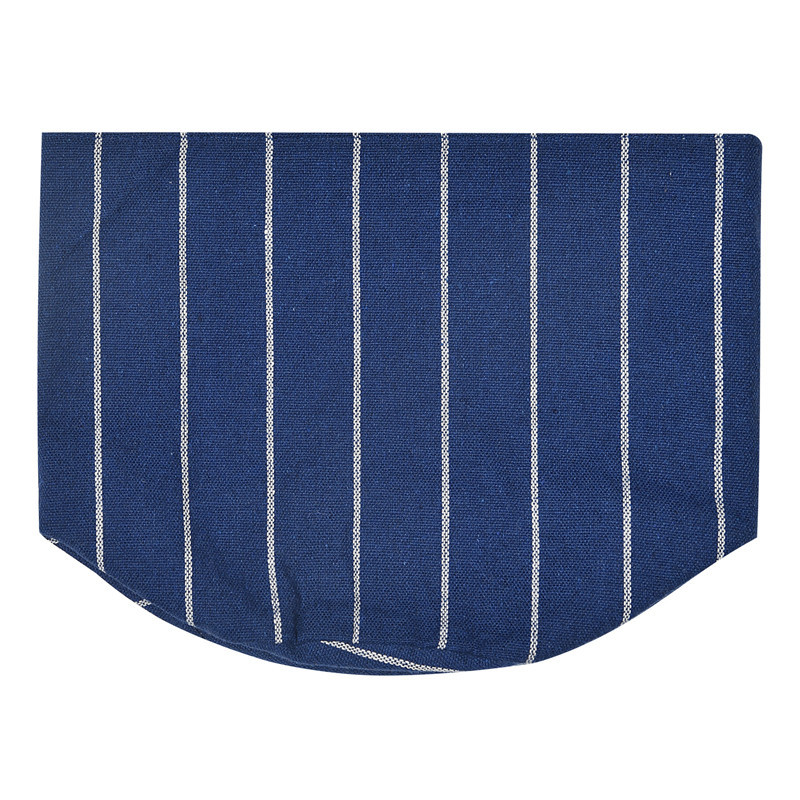 Paniere a pain  bleu raye  blanc