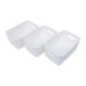 Rangement plastique x3