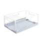 Casier pliant transparent m