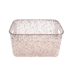Paniere de rangement rose