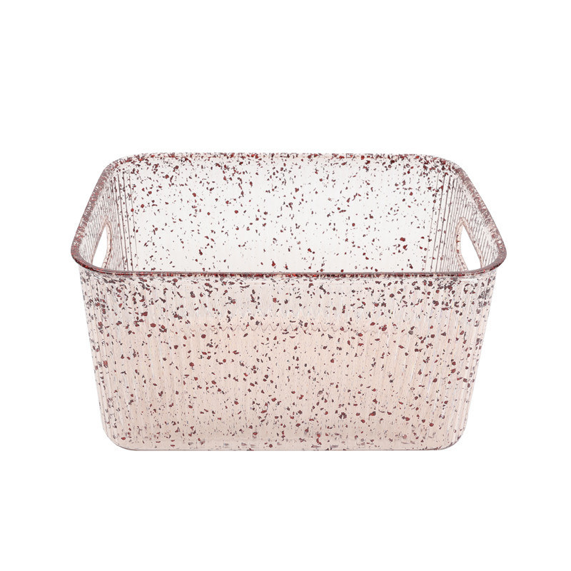 Paniere de rangement rose