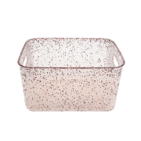 Paniere de rangement rose
