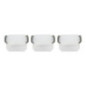 Set x3 boites empilables 140ml