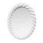 Miroir oval avec cadre