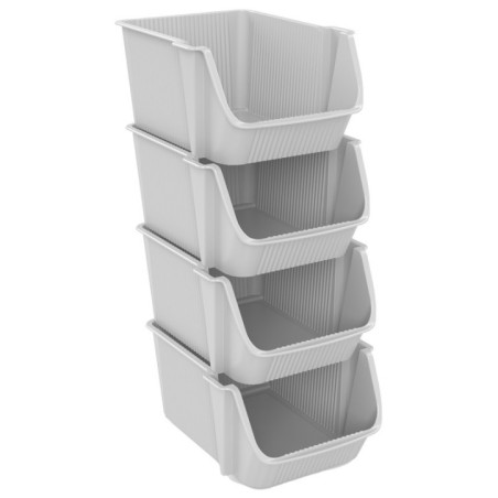Bac de rangement fly tower gris