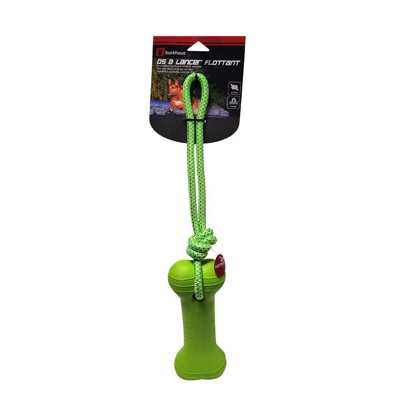 Jouet flottant pour chien os
