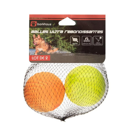 Jouet pour chien balles x2