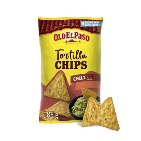 Tortilla chips chili 185g