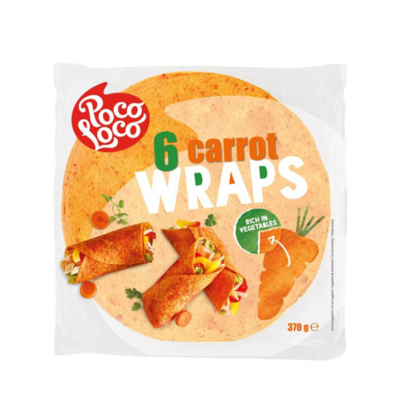 Wraps carotte 25cm 370g