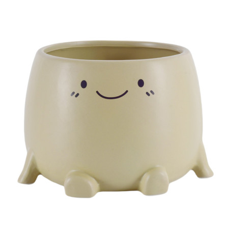 Pot visage beige o15cm