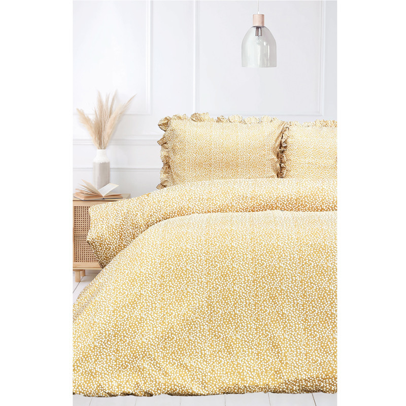 Parure daisy 200x200 ocre