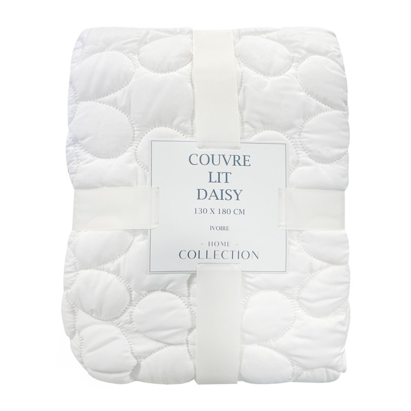 Couvre lit daisy 130x180