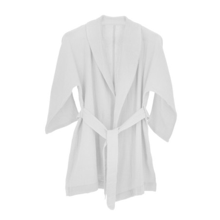 Peignoir gaze de coton s/m beige