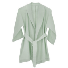 Peignoir gaze de coton l/xl vert