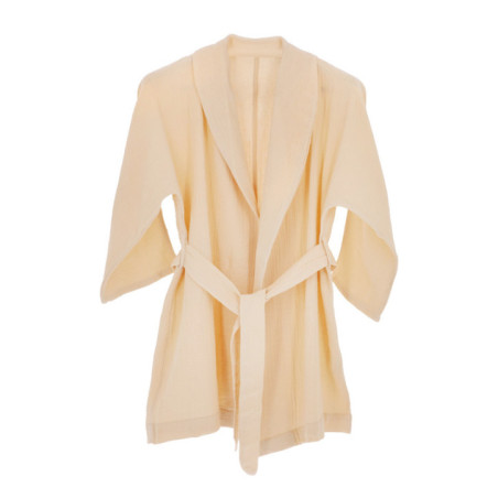 Peignoir gaze de coton s/m rose