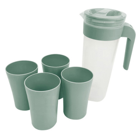 Pichet 1.4l et gobelet pp 1400ml