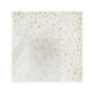 Serviette gold star 33x33cm x20