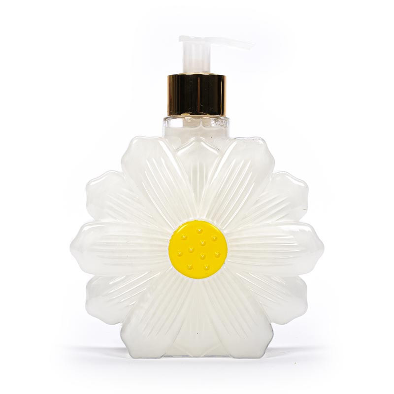 Pompe a savon fleur
