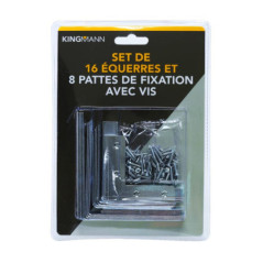 24 equerres+16 pattes defixation