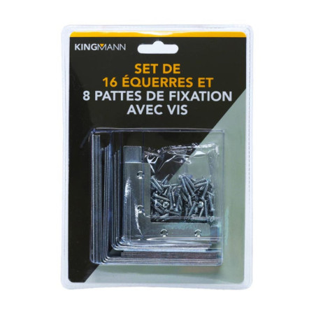 24 equerres+16 pattes defixation