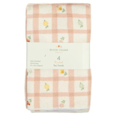 Set de 4 torchons rustic charm