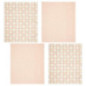 Set de 4 torchons rustic charm
