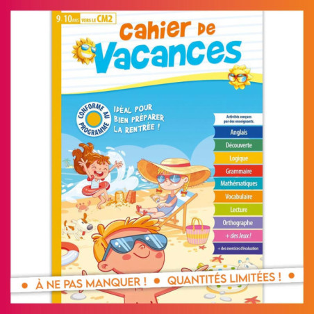 Cahier de vacances cm2