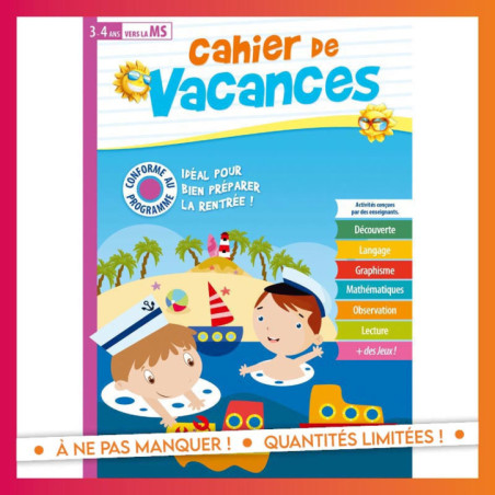 Cahier de vacances ps