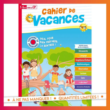 Cahier de vacances gs