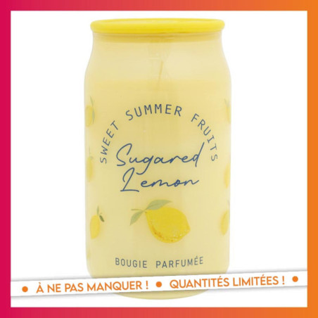 Bougie cannette citron