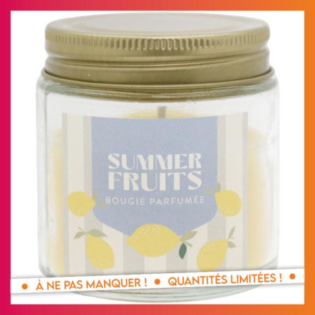 Mini bougie citron