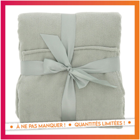 Poncho de plage adulte vert
