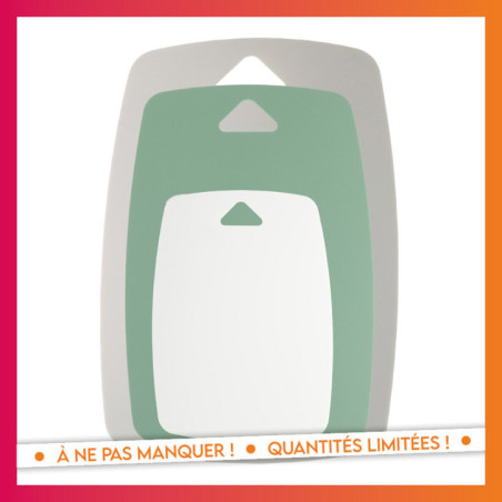Planche a decouper plastique x3