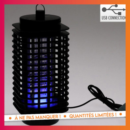 Lampe anti-moustiques 5v 10x22cm