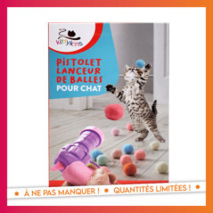 Lanceur de pompons pour chat
