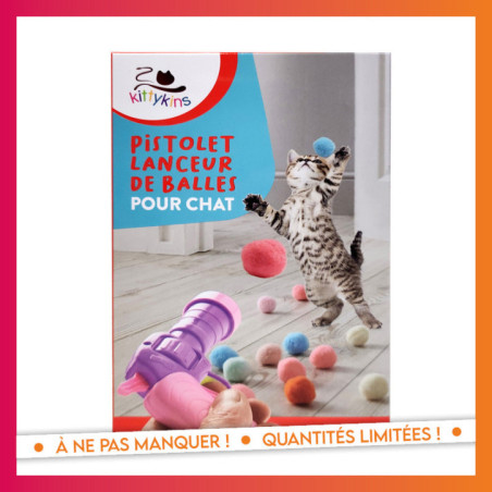 Lanceur de pompons pour chat