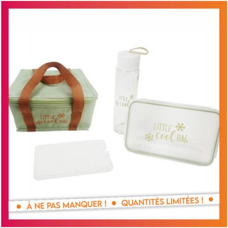 Lunch bag + bouteille plastique