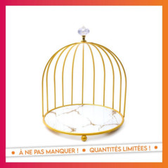 Support maquillage arche doree